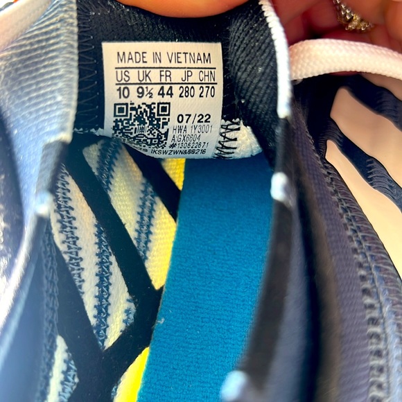 Adidas Parley X 4DFWD Shadow Navy White Running Shoes Men's Size 10. - Picture 11 of 11